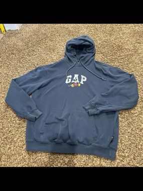 Gap X Disney, Mickey Mouse, blue hoodie, men’s medium